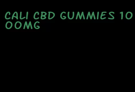 Cali CBD gummies 1000mg