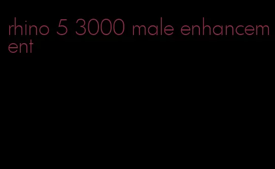 rhino 5 3000 male enhancement