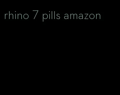 rhino 7 pills amazon