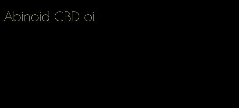 Abinoid CBD oil