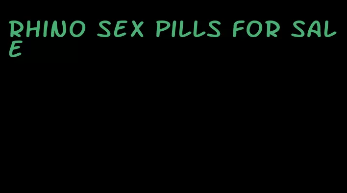rhino sex pills for sale