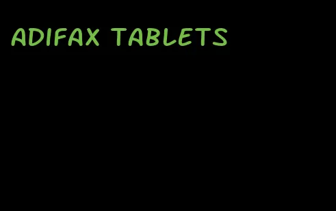 Adifax tablets