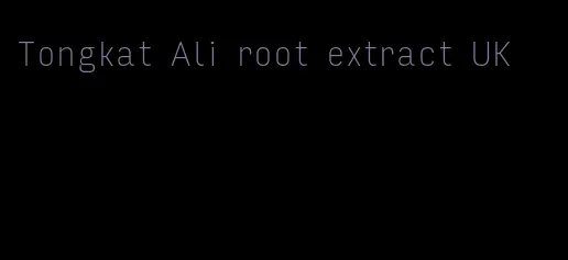 Tongkat Ali root extract UK