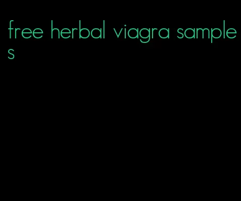 free herbal viagra samples