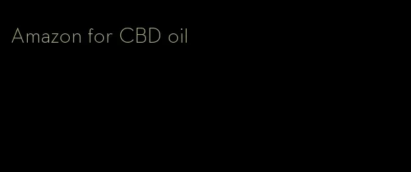 Amazon for CBD oil