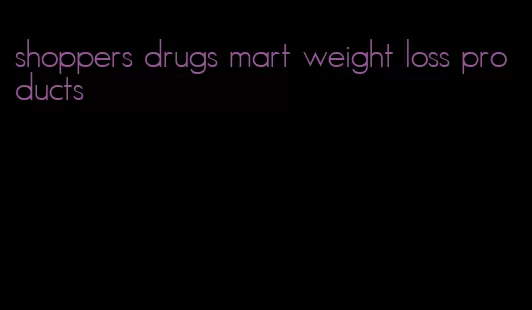shoppers drugs mart weight loss products