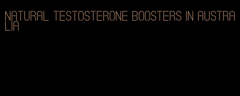 natural testosterone boosters in Australia