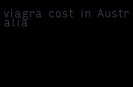 viagra cost in Australia