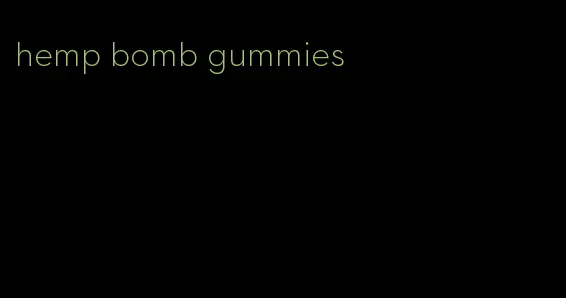 hemp bomb gummies