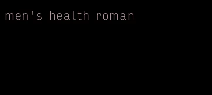 men's health roman