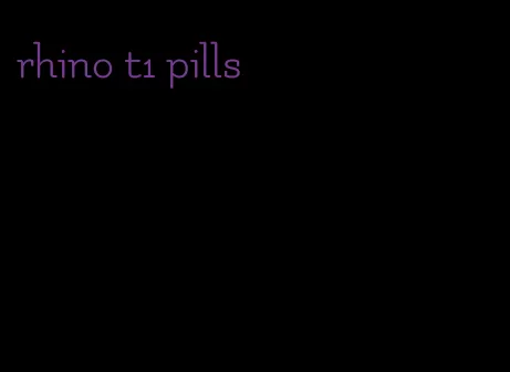 rhino t1 pills