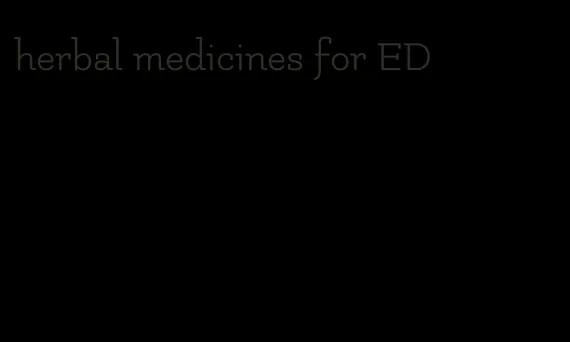 herbal medicines for ED