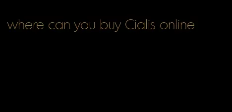 where can you buy Cialis online