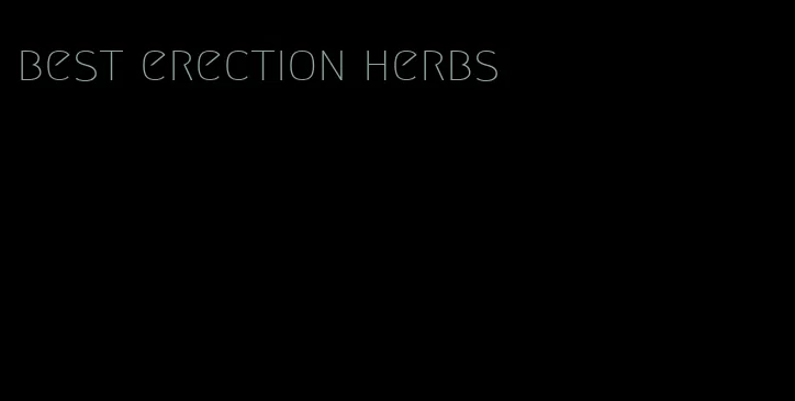 best erection herbs