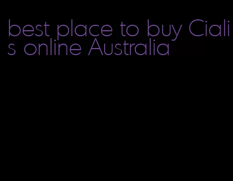 best place to buy Cialis online Australia