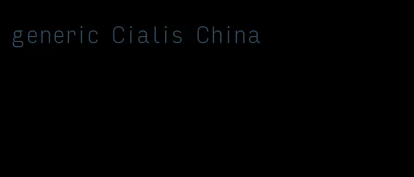 generic Cialis China