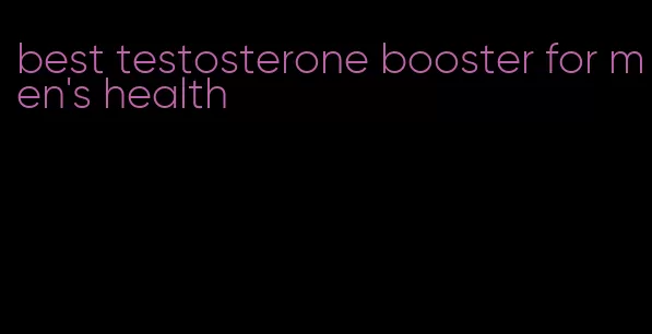 best testosterone booster for men's health