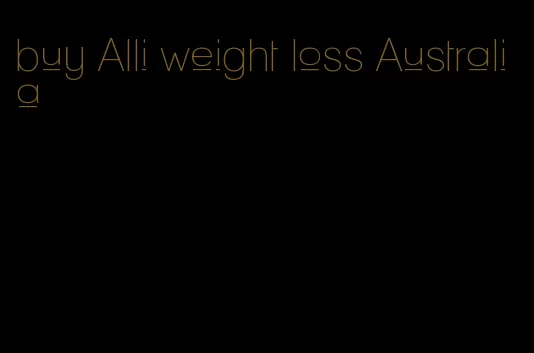 buy Alli weight loss Australia