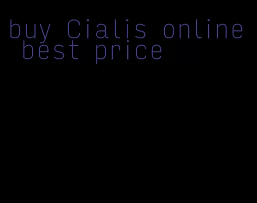 buy Cialis online best price