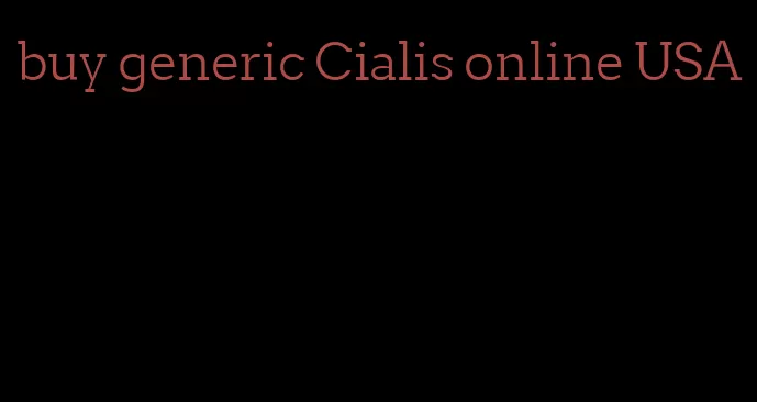 buy generic Cialis online USA
