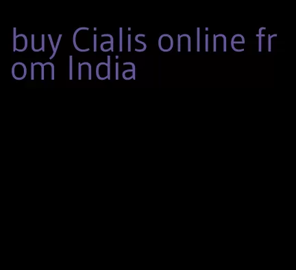 buy Cialis online from India