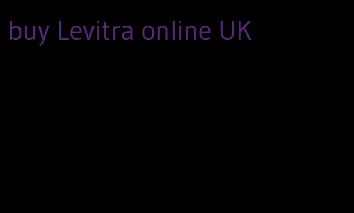 buy Levitra online UK