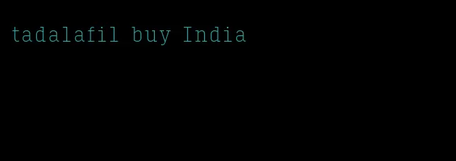 tadalafil buy India