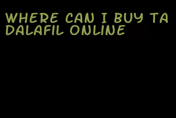 where can I buy tadalafil online