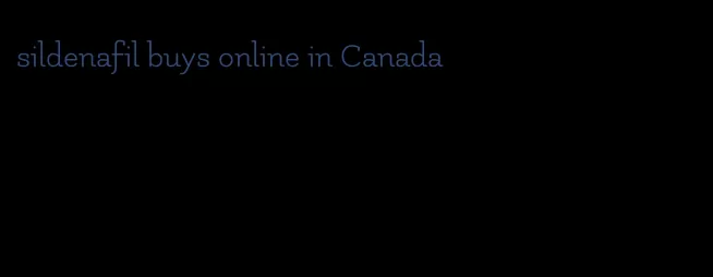 sildenafil buys online in Canada