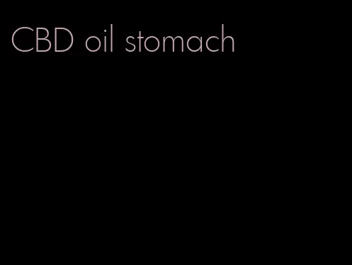 CBD oil stomach