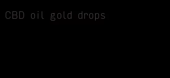 CBD oil gold drops