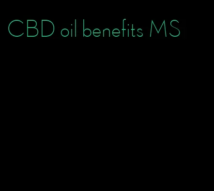 CBD oil benefits MS