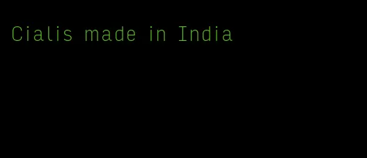 Cialis made in India