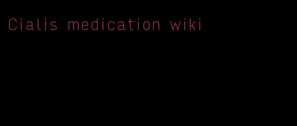 Cialis medication wiki
