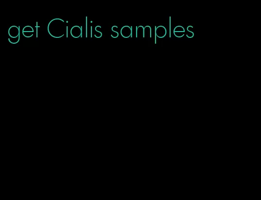 get Cialis samples