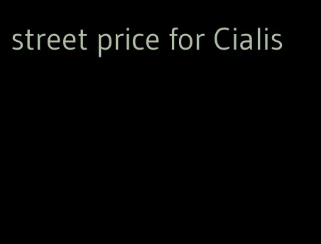 street price for Cialis