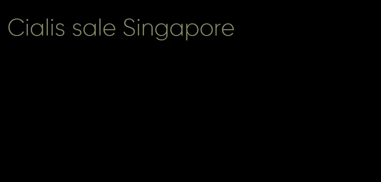 Cialis sale Singapore