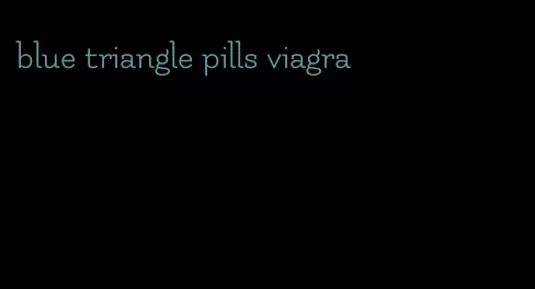 blue triangle pills viagra