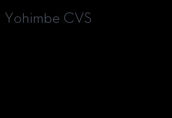 Yohimbe CVS