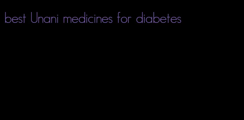 best Unani medicines for diabetes