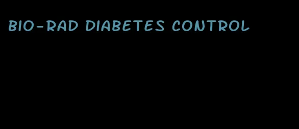 Bio-Rad diabetes control