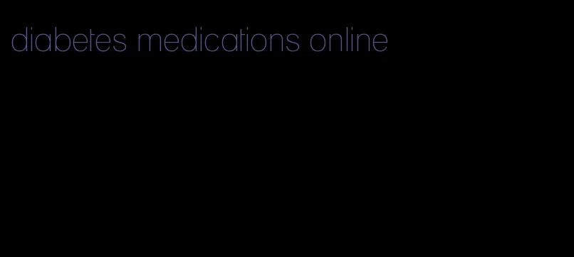 diabetes medications online