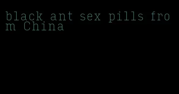 black ant sex pills from China