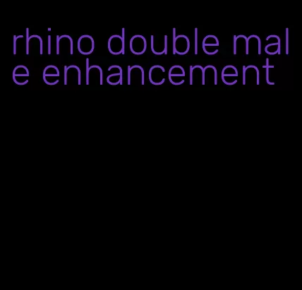 rhino double male enhancement