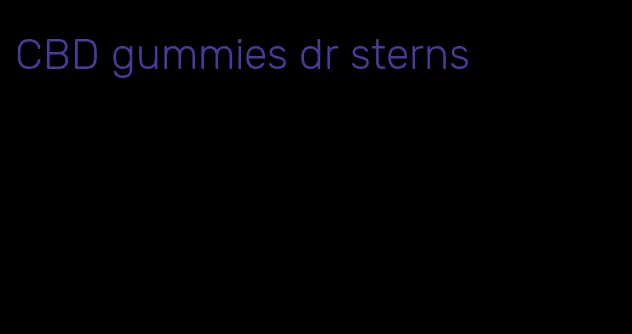 CBD gummies dr sterns