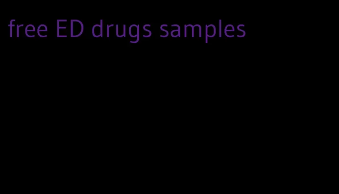 free ED drugs samples
