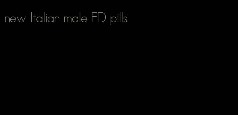 new Italian male ED pills