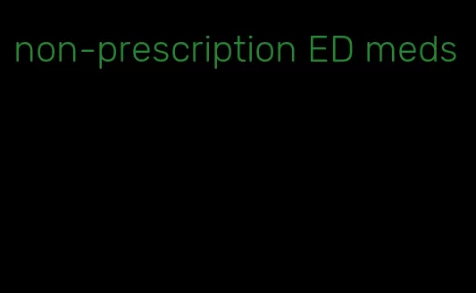 non-prescription ED meds