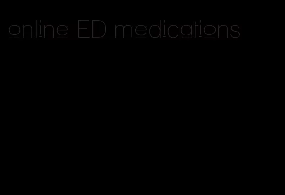 online ED medications
